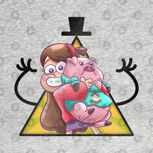 Mabel Pines & Waddles Vintage Look by The Gumball Machine